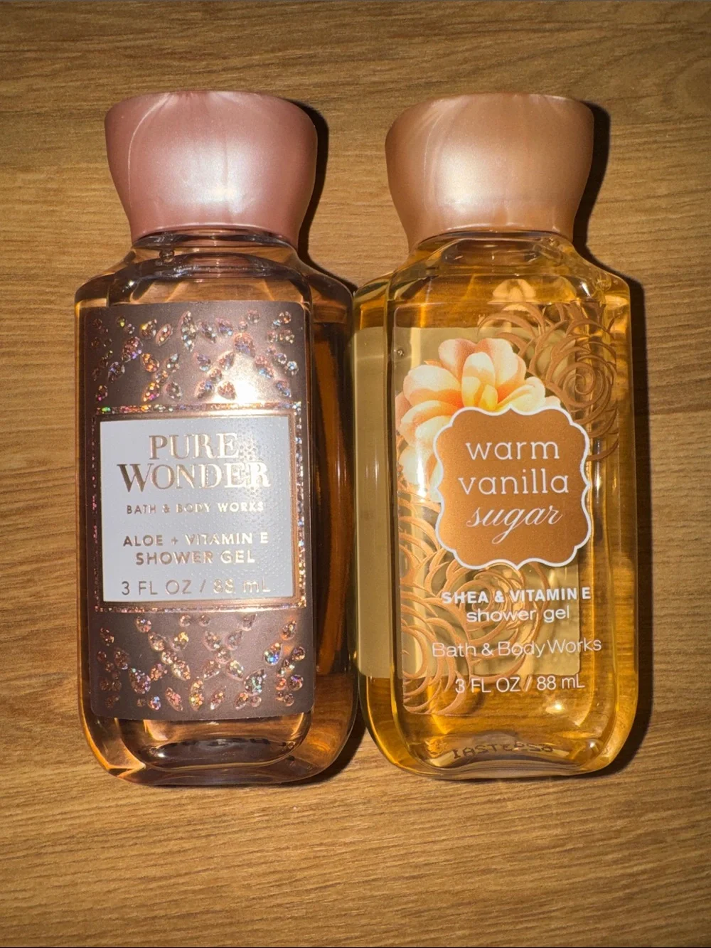 Lot of 2 Bath & Body Works Shea + Vitamin E Shower Gel (3 Fl oz each)